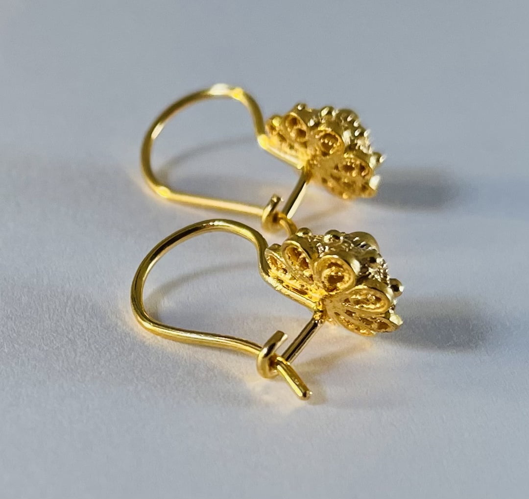 Gouden Zeeuwse Knoop Oorhangers 8mm - Afbeelding 6