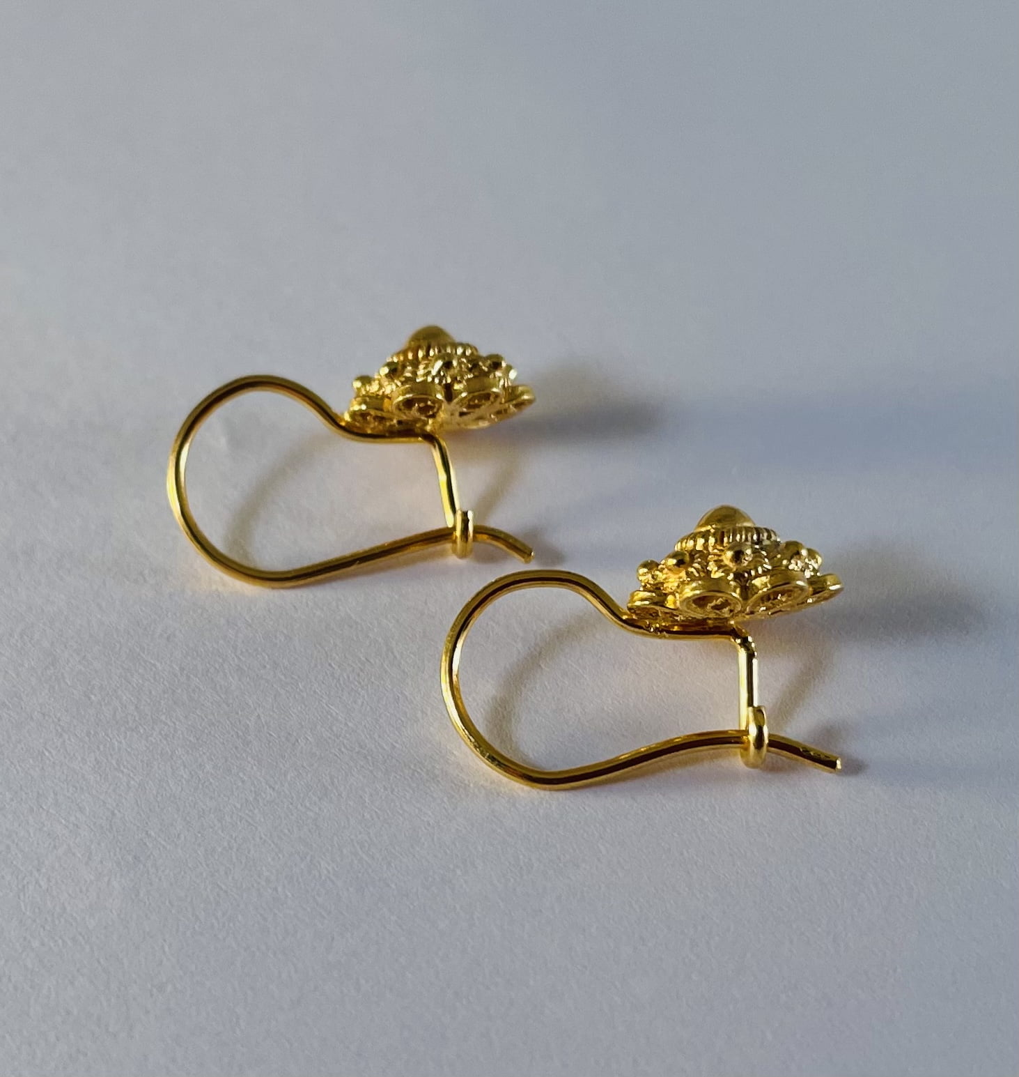 Gouden Zeeuwse Knoop Oorhangers 8mm - Afbeelding 3